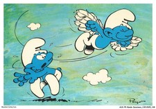AUXP9-0595-COMICS - THE SMURFS - THE FLYING SMURF
