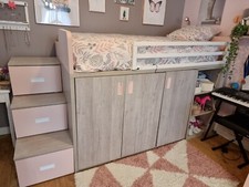 Lit mezzanine mi hauteur qualité supérieure de la marque ROS 