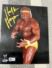 HULK HOGAN SIGNED 8 X 10 AUTO Original Promo BECKETT BAS AUTO ~ WWF WCW WWE TNA