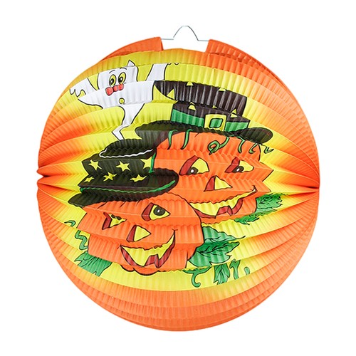 Lanterne halloween citrouille - lanterne,