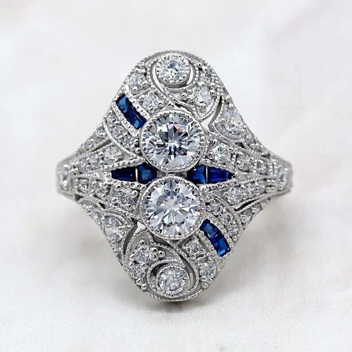 Bague fiançailles en or - en,