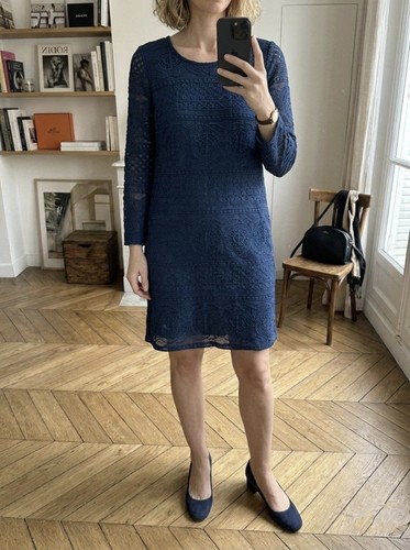 Robe sezane guipure - sezane,