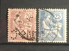 SCOTTS #135-136 1902 FRANCE