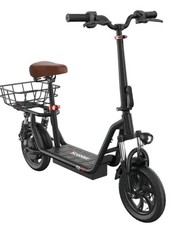 Scooter Électrique Adulte avec Siège & Panier – Autonomie XXL 45km – 500W