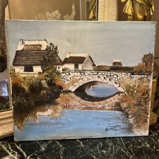 Huile Sur Toile Ancienne