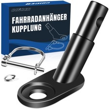 Remorque Velo Enfant Chien avec Goupille de Sécurité, Prolongateur Velo Fixat...