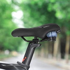 Selle de vélo unisexe en cuir