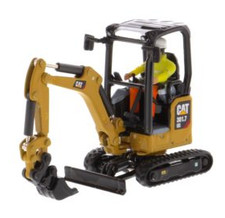 DIECAST MASTERS - CATERPILLAR 301.7 CR mini pelle sur chenilles accompagnée d...