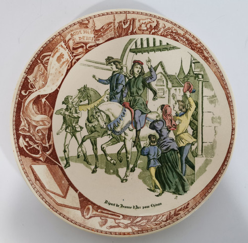 Ancienne assiette parlante - ancienne,