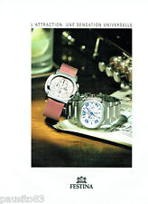 ADVERTISING 056 2004 les watches Festina