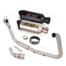 51MM For Benelli TNT125 2017-2025 Exhaust System Muffler Header Middle Link Pipe
