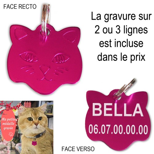 Medaille avec gravure - , pour