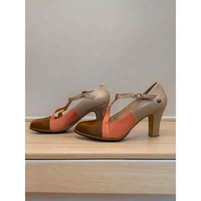 Women’s Neosens Tricolor Kitten Heels Style 694 Made in Spain Size EU 40 US 10