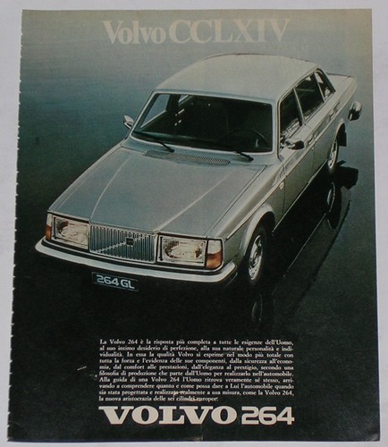 Advert pubblicità 1974 volvo - 1974,
