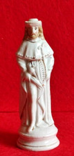 ANTIQUE STATUETTE SAINT ROCH SAN ROCCO EN PORCELAINE DE PARIS XIXème