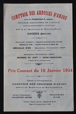 Catalogue tarif 1934 Comptoir