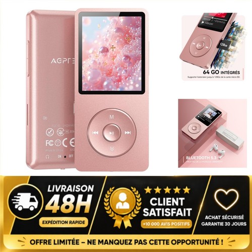 Agptek lecteur mp3 bluetooth - lecteur,