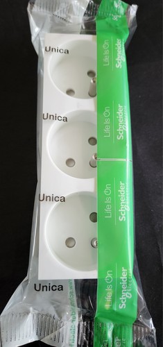 Unica prise triple - 2p+t,