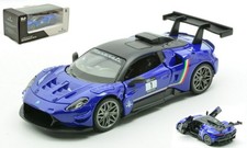 Miniature Voiture Auto 1:43 MASERATI GT2 BLUE Racing Modélisme Statique