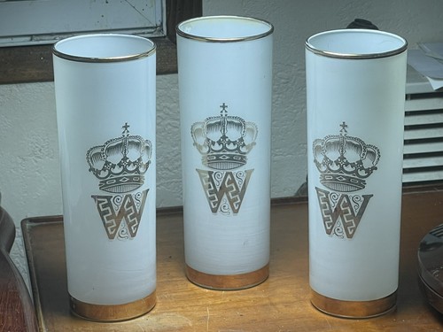 Verres opaline blason - verres,
