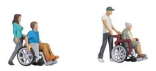 NOCH - Figuirnes - Personnes en fauteuil roulant - 1/87 - NOC15552