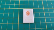 Tile Number 9 Orange Rummikub Game Rami Numbers Travel Game Hasbro C68