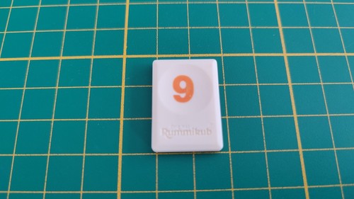 Tuile chiffre orange jeu - chiffre,