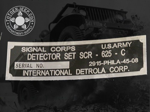 Scr 625c mine detector - scr, flat