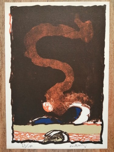 Pierre alechinsky serpent - pierre, alechinsky,