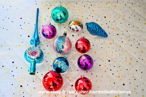 Lot boules anciennes 1 - de,