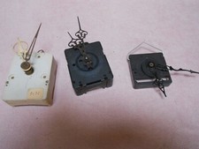 3 Mécanismes VINTAGE  De Mouvement D'horloge à Pendule Murale