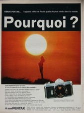 1970 ASAHI PENTAX SPOTMATIC PRESS AD SLR CAMERA - IKKO NARAHARA