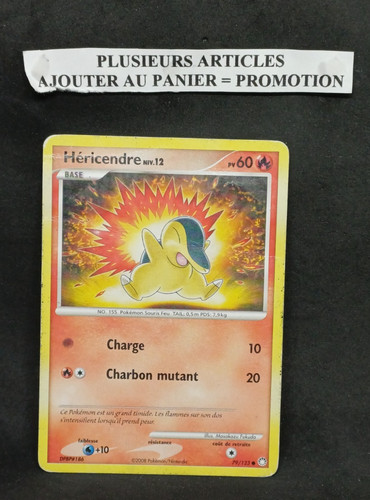 Carte pokémon hericendre - pokémon,