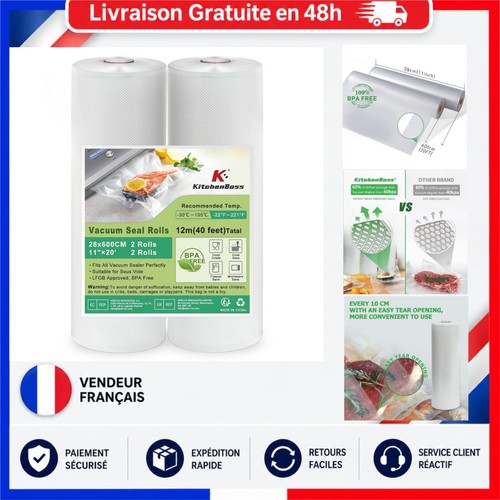 Kitchenboss rouleaux sous vide - sous,
