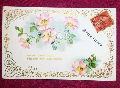 Cpa 1907 bonne année - :,