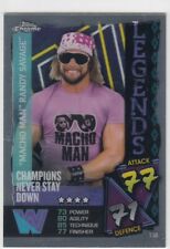 MACHO MAN  RANDY SAVAGE 2021 TOPPS CHROME SLAM ATTAX WWE - 138