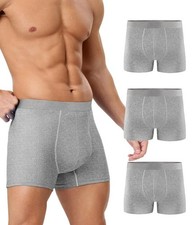 YESWEL Men's Incontinence Underwear Leak Proof Washable Reusable  Size L 3 Pack