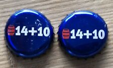 2 JUPILER 14+10 Blue Belgium Beer Capsules 