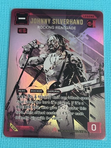 Cyberpunk tcg johnny - cyberpunk,