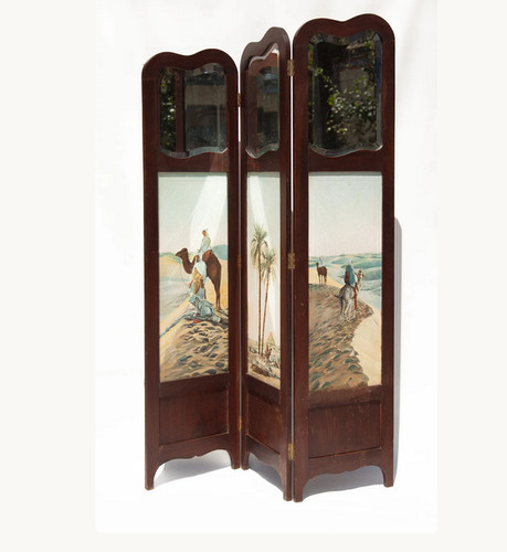Paravent vintage ancien - paravent, vintage,