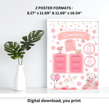 baby nursery wall art, first