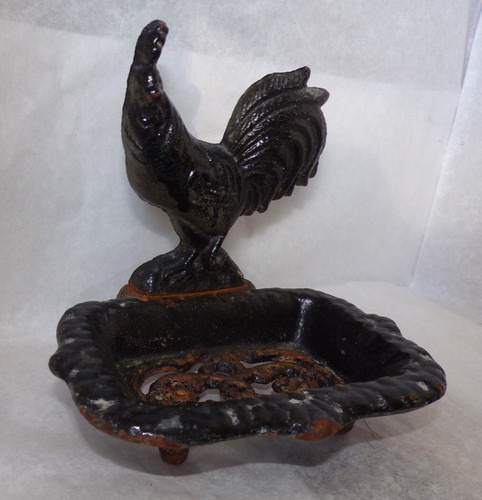 Ancien porte savon coq - porte,