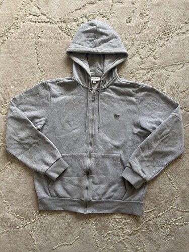 Lacoste pull capuche zippé - lacoste,