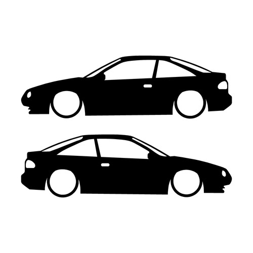 Set car decal - of,