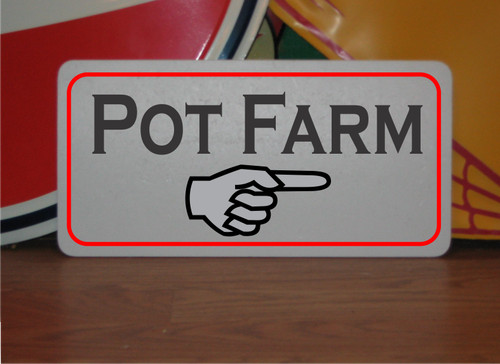 Pot farm with arrow metal - pot,