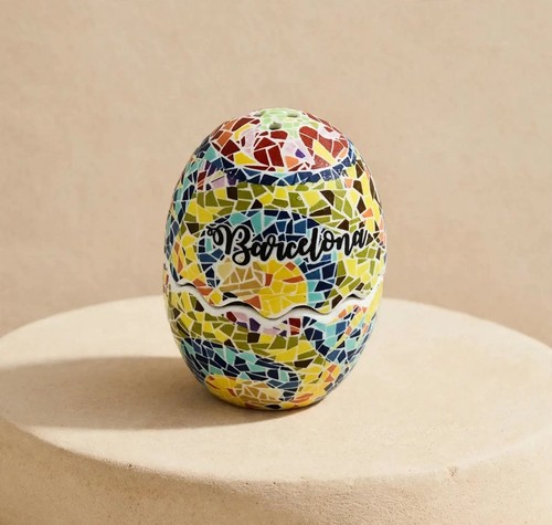 Oeuf mosaïque barcelona - oeuf,