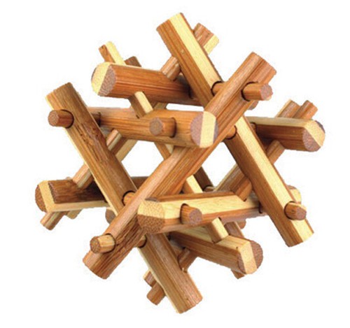 Casse tete bois bambou - casse,