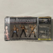 WWE Micro Aggression Triple Pack Jimmy Wang Yang Undertaker Mr. Kennedy Figures