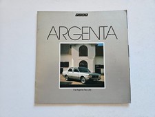 FIAT ARGENTA SALES BROCHURE 1982