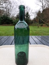 bouteille vin verre soufflé sceau chateau LAFITE 1903 sealed bottle rothschild